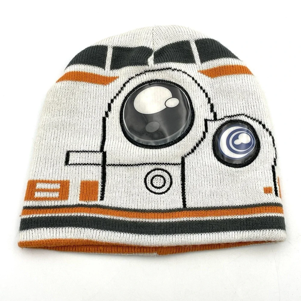 Star Wars BB-8 Beanie‎ Boys Youth Unisex One Size Orange White Black Winter Hat